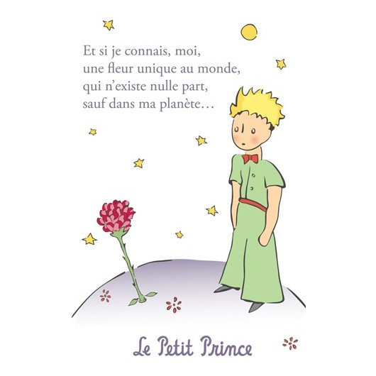 Illustration from Le Petit Prince by Antoine de Saint-Exupery.