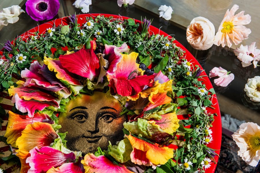 Recipe for fragrant flower salad by perfumer Ezra Woods